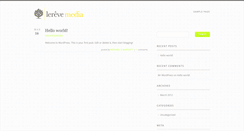 Desktop Screenshot of lerevemedia.com